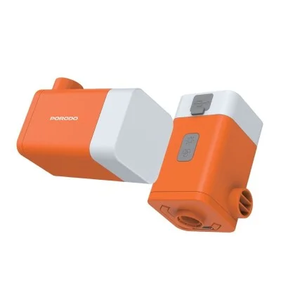 Porodo Lifestyle 4-Function Portable Pumb - Orange
